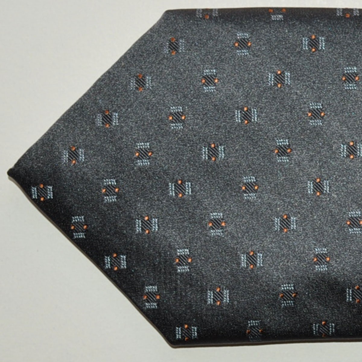 brand new PAL ZILERI tie DARK GRAY GEOMETRIC AUTHENTIC $195 | eBay