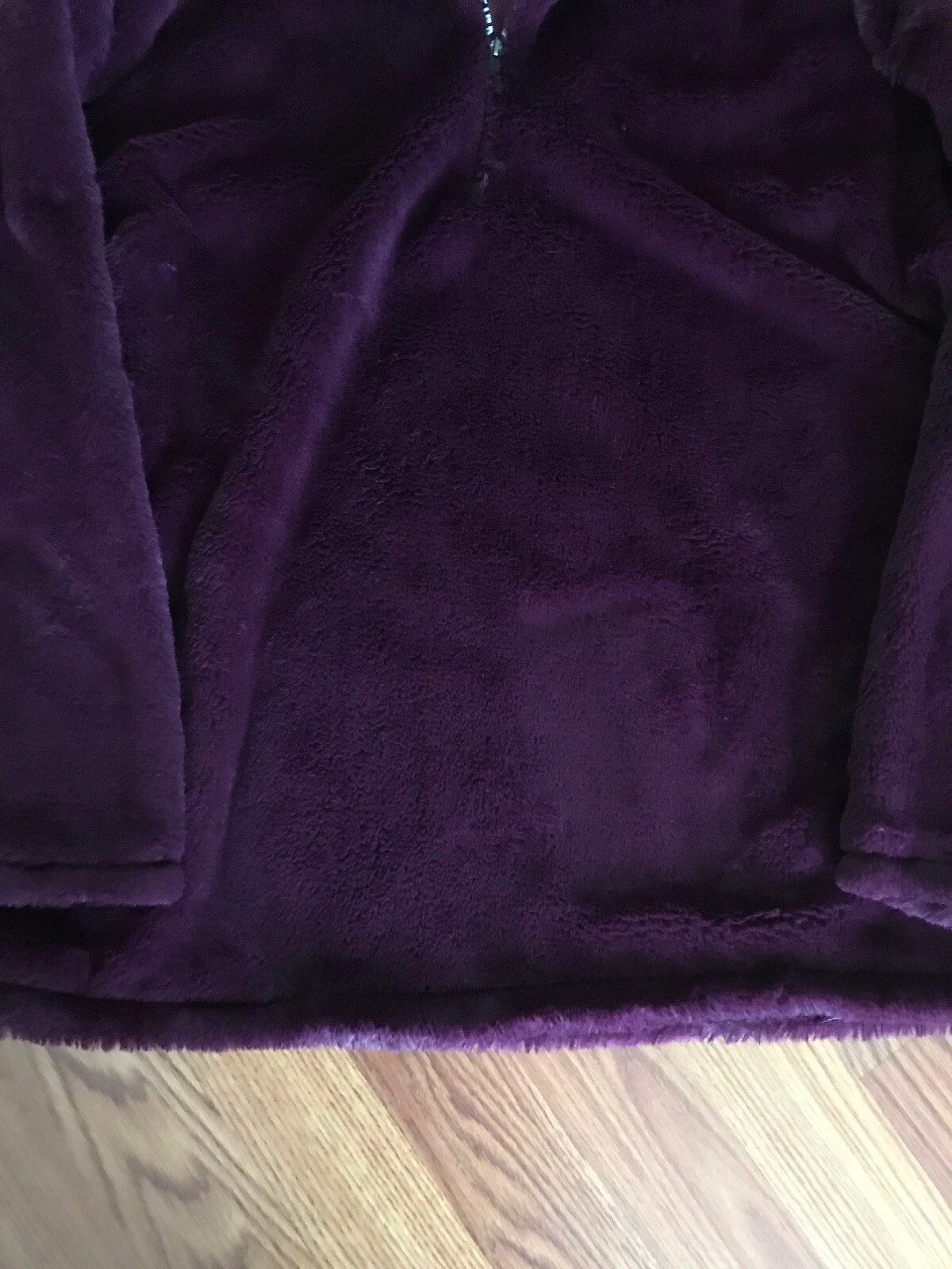 UNDERCOVER Felpa con cappuccio pelliccia rosa Victoria Secret nuova senza etichette