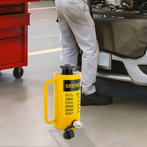 20T/44092lbs Hydraulic Cylinder Jack, #45 Steel Hydraulic Jack 100mm/4in Stroke - Picture 14 of 20