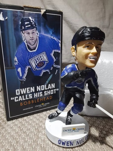San Jose Shark - Owen Nolan 11 "Calls His Shot" Bobblehead Bobble Head 2019 - Picture 2 of 7