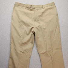 JB Britches Pants Men 42 L Torino Trouser Tan Beige Chinos Made Italy 100% Wool