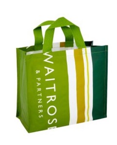 waitrose green hessian bolsa