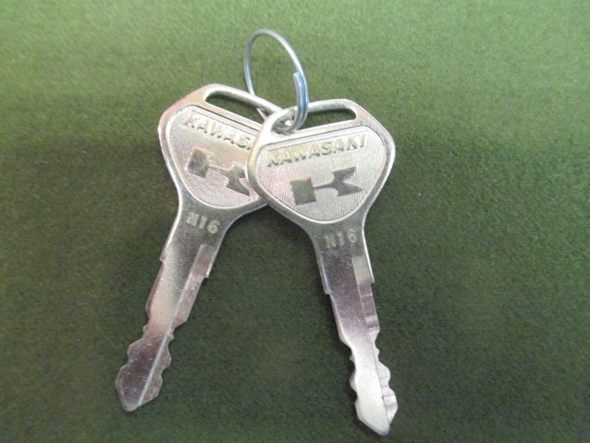 キーくん KAWASAKI KZ400 1978 B1 C1 KEY SET 27008-1003-N16 NOS OEM | eBay