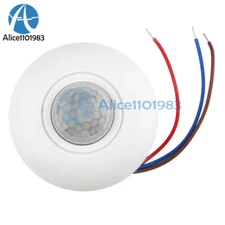 AC85-265V Infrared PIR Motion Induction Sensor 360° Detection For Ceiling Light
