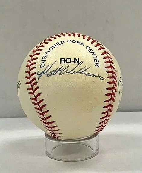 Clark/Mitchell/Williams Firmado Liga Nacional Beckett BAS Giants Foto 2 de 4