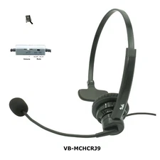 Avaya Deskphone headset, Noise Canceling Rotatable Microphone, Volume & Mute
