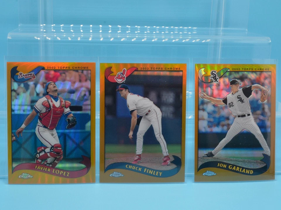 11 tarjetas • 2002 Topps cromo oro refractores • Schmidt Lankford + Más Foto 4 de 4