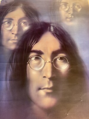 The Spirit of John Lennon Original Poster 1995 Rick Moreno Swiss