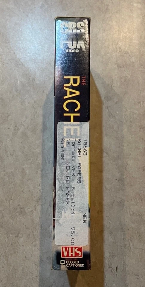 The Rachel Papers VHS 1989 CBS Fox Video Drama Dexter Fletcher Lone Skye Rare - Image 4 of 4