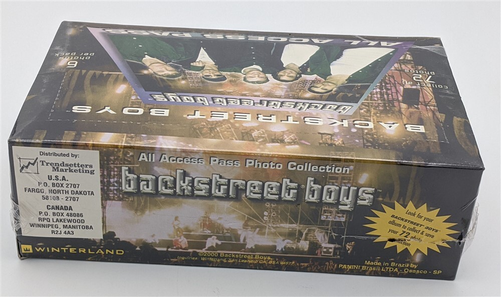 Factory Sealed Box 2000 Winterland Backstreet Boys All Access Pass