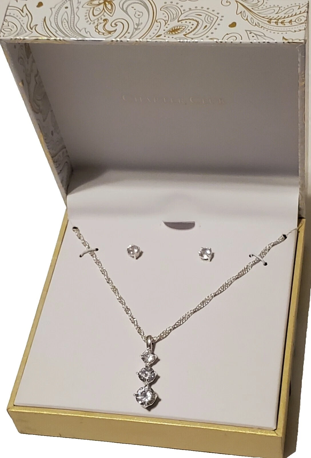 Joyería de Moda Plateado Plata Charter Club Conjuntos