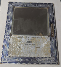 Vtg Asbury Garage Chevrolet Sales Service Mirror Thermometer Ornate Combo Piece Vtg Asbury Garage Chevrolet Sales Service Mirror Thermometer Ornate Combo Piece