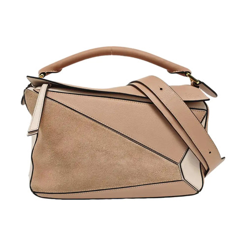 【Authentic】 LOEWE Puzzle Pink Leather Handbags (DDP)