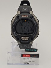 Timex Ironman Classic 30 Lap Men's 38mm Black Gray Digital Watch 100M T5E901