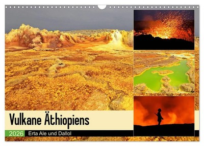 Michael Herzog | Vulkane Äthiopiens - Erta Ale und Dallol (Wandkalender 2026...