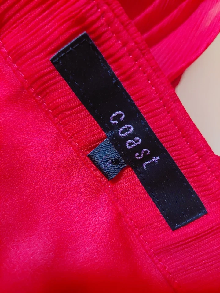 Coast flowing red ruffles Ballgown Size 16 – Wedding / Party / Evening / Formal - Image 4 of 4