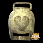 US Civil War Era Brass Heart Horse Harness Buckle #Y0764