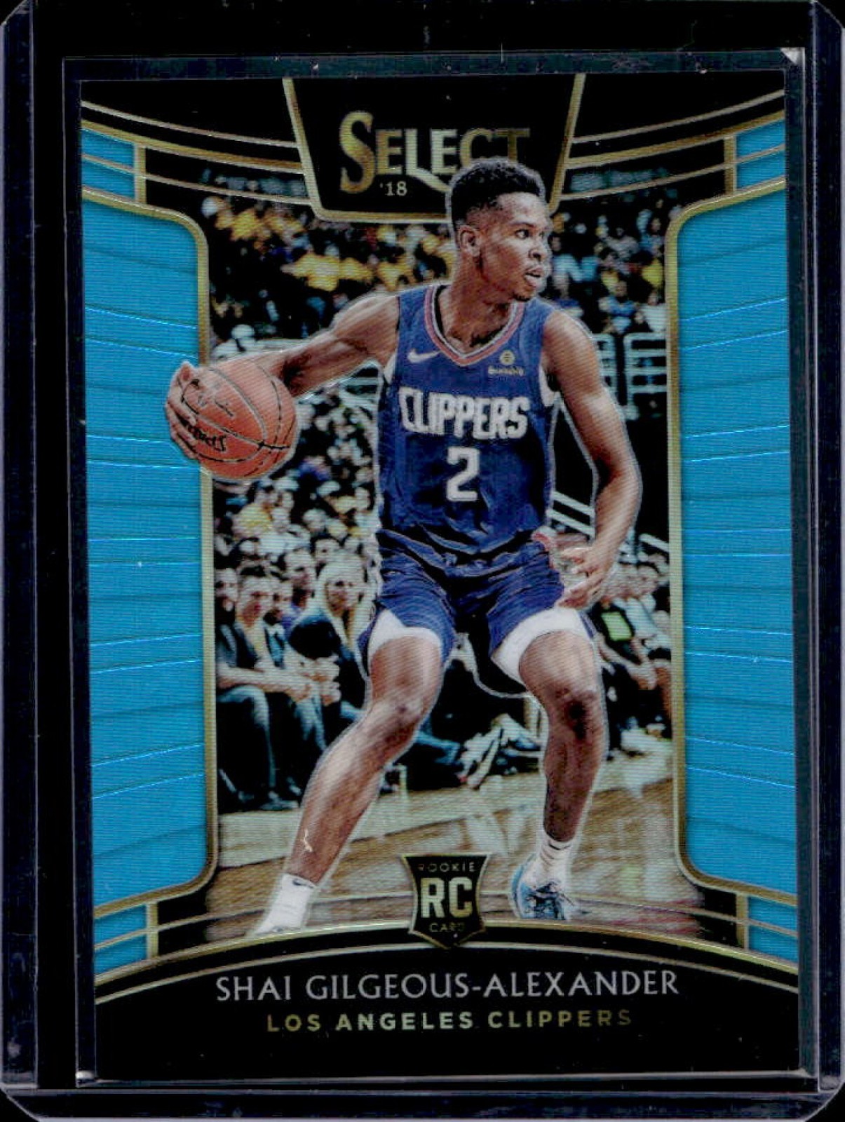2018-19 Select Shai Gilgeous-Alexander RC Light Blue Prizm Concourse #/299