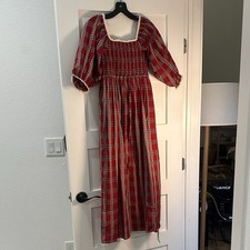 Christy Dawn NWT The Katrina Dress in Holiday Plaid