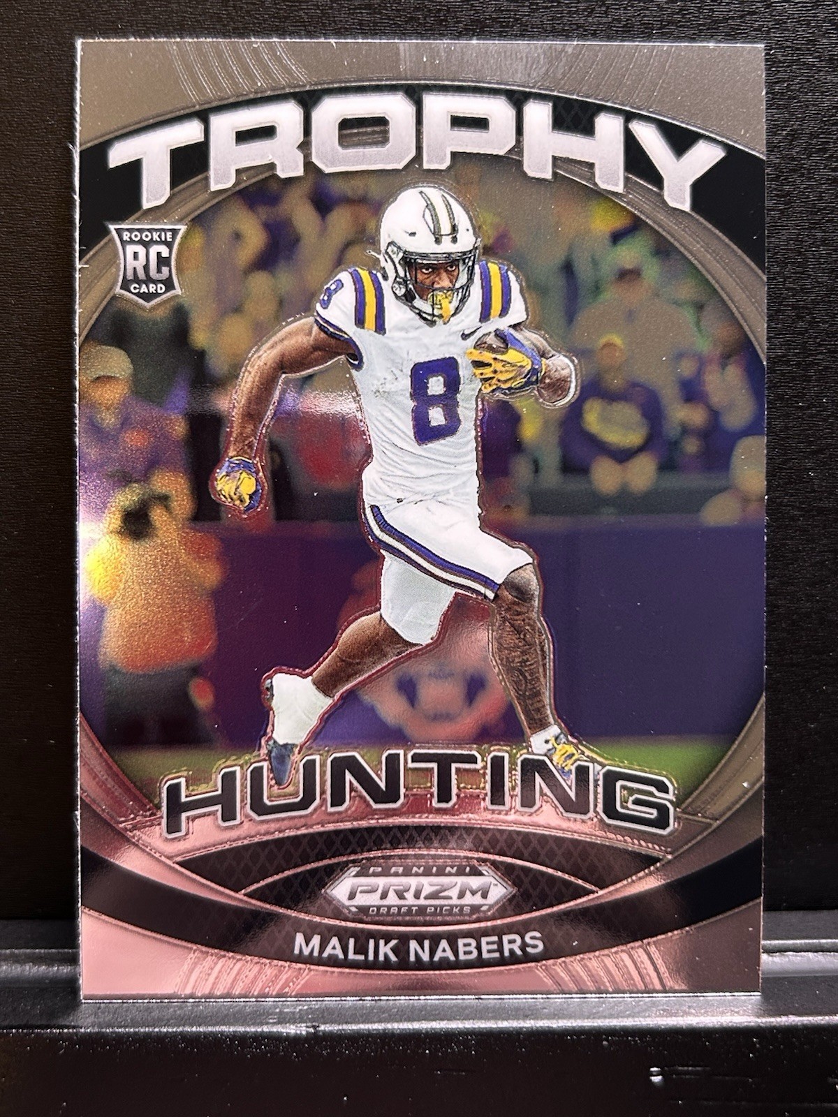 2024 Panini Prizm Draft  - #TH-MNS - Malik Nabers- "Trophy Hunting" - Rookie RC