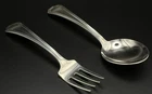 Gorham Fairfax Sterling Baby Fork and Spoon 39.4 g Total