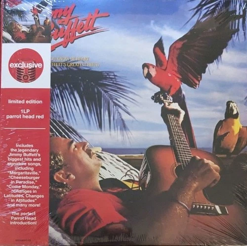 Jimmy Buffett Songs You Know By Heart Greatest Hits Parrot Head Red Vinyl LP NEW
