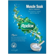Image of Radox Bath Therapy Herbal Bath Salts Muscle Soak 400g