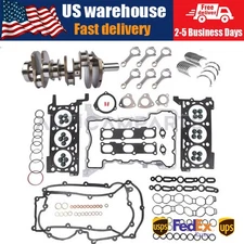 Crankshaft Rods Bearing Head Gasket Set For Jeep Chrysler Ram 1500 3.0T Diesel