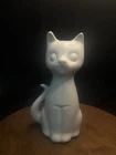 Vintage Hull Pottery White Continental Cat Kitten Vase Planter #809 USA
