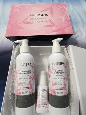 Hairspa by gelmoment shampoo, conditioner & oil treatment set