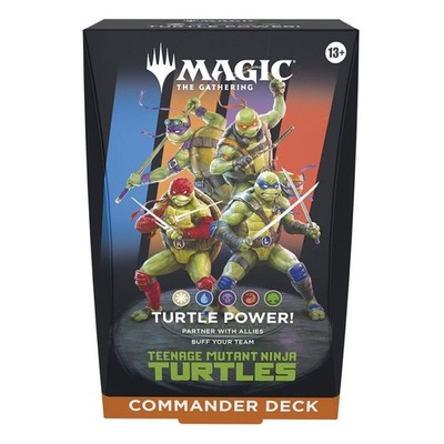 MTG TCG Teenage Mutant Ninja Turtles - Turtle Power Commander Deck - Neu & Sealed