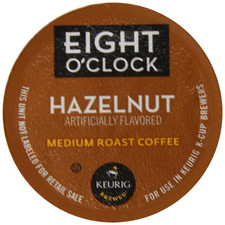 Eight O'Clock Hazelnut K-Cups - 72 Count for Rich, Flavorful Coffee Enjoyment