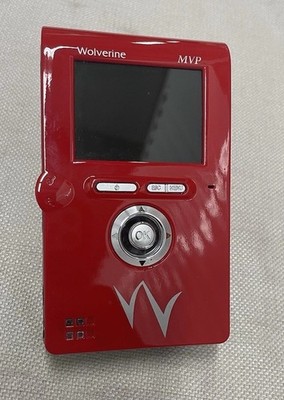 Wolverine MVP 9000 80GB Multimedia Player Digital Audio Photo Video Storage Red