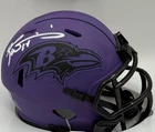 Ricky Williams Autograph Signed Baltimore Ravens Rave Mini Helmet - BAS