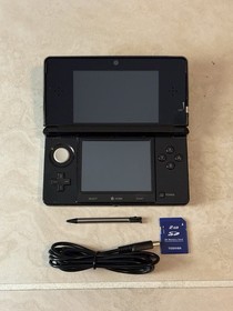Nintendo 3DS Console Black Edition With Charger US SELLER Very Good