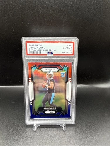 2023 Panini Prizm - Rookies Bryce Young #311 Red White & Blue Prizm (RC)