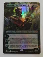Ellywick Tumblestrum Foil Borderless AFR MTG NM 286