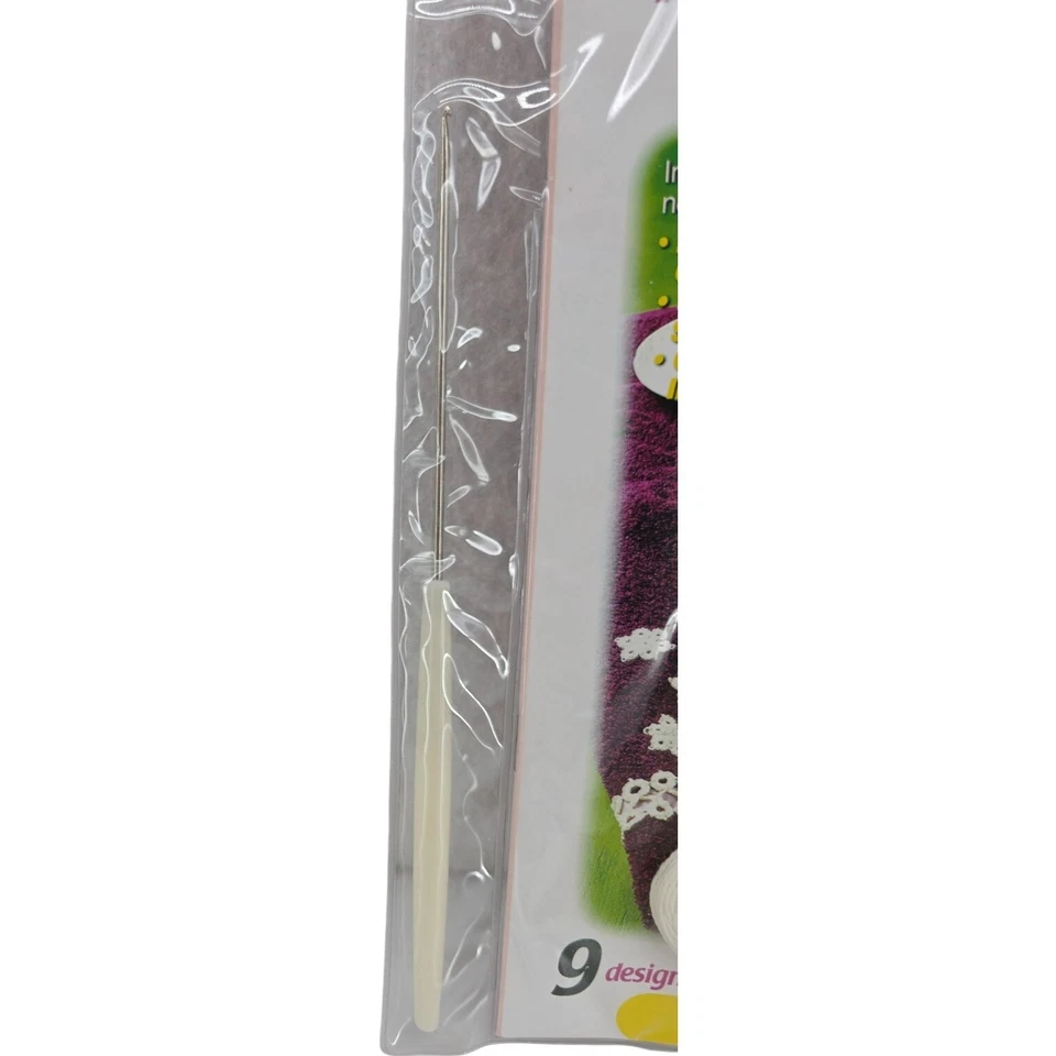 Annie’s Attic Learn How To Cro-Tat the Easy Way Kit w/ Hook Thread Instructions - Image 2 of 4