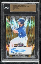 2024 Leaf Metal Pre-Production Proof Gold Pulsar 1/1 Blake Mitchell Auto 8d2