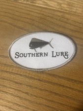 Southern Lure Fishing Patch Deep Sea Fish Mahi Mahi Rare Vtg Iron On