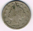 1912-  Barber Nickel #215