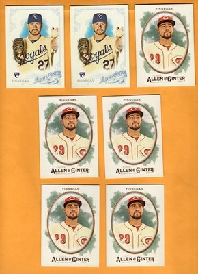 Brandon Finnegan lot of 7 w/ 2 RCs A & G Baseball - UNLIMITED SHIPPING FOR $4.00