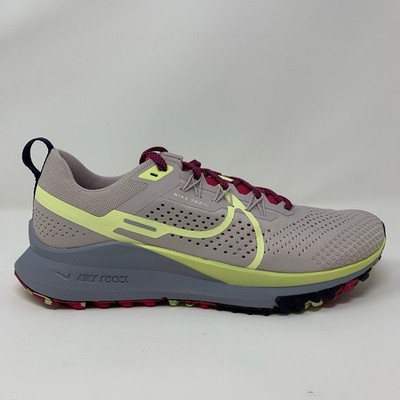 Nike React Pegasus Trail 4 Platinum Violet - Green DJ6159-002 WMNS 11.5 MENS 10