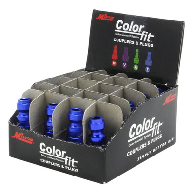 Colorfit by  783TC-20 Pneumatic Plugs - - 1/4'' NPT Male
