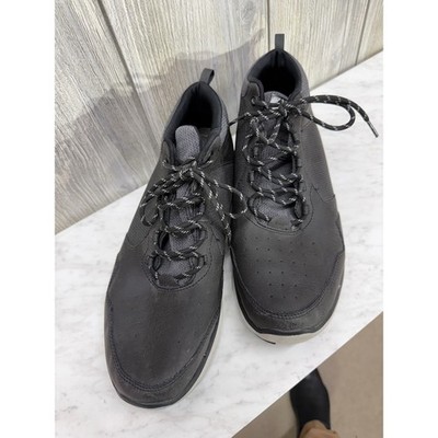Skechers Relaxed Fit Air-Cooled Memory Foam Mens Black Sneakers 52187 10.5