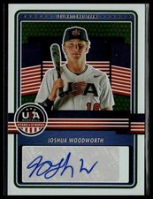 2023 Panini USA #15U-JW Joshua Woodworth 15U National Team Auto Holo #/100
