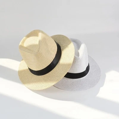 pour chapeau de Paille avec pour bord 6,8cm pour Homme pour femme 58cm - Photo 1/4
