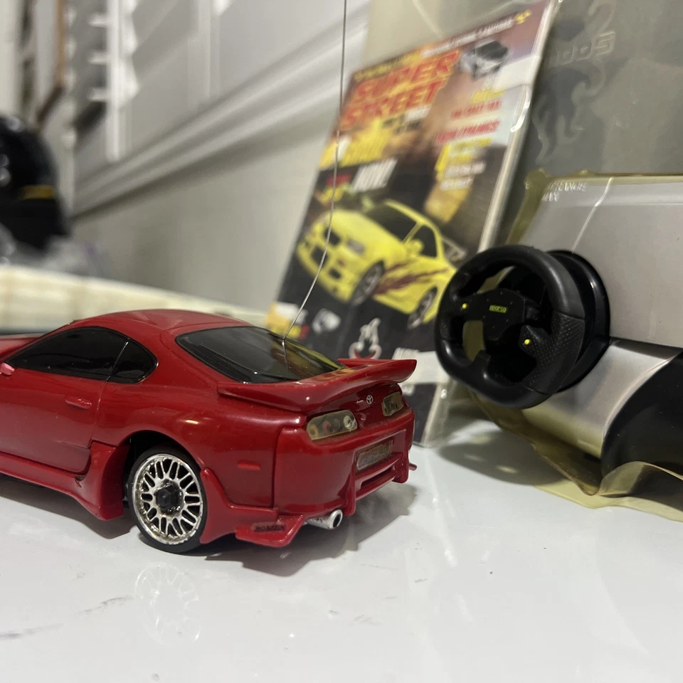 XMODS RC Red Toyota Supra Super Street Radio Controlled Mini Car Kit 2003 - Image 4 of 4