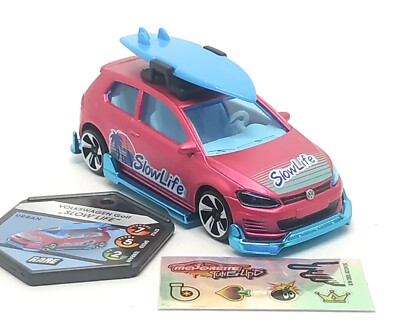 Majorette Volkswagen Golf VII GTI Tune Ups 2 Rare 'Slow Life' 1/64