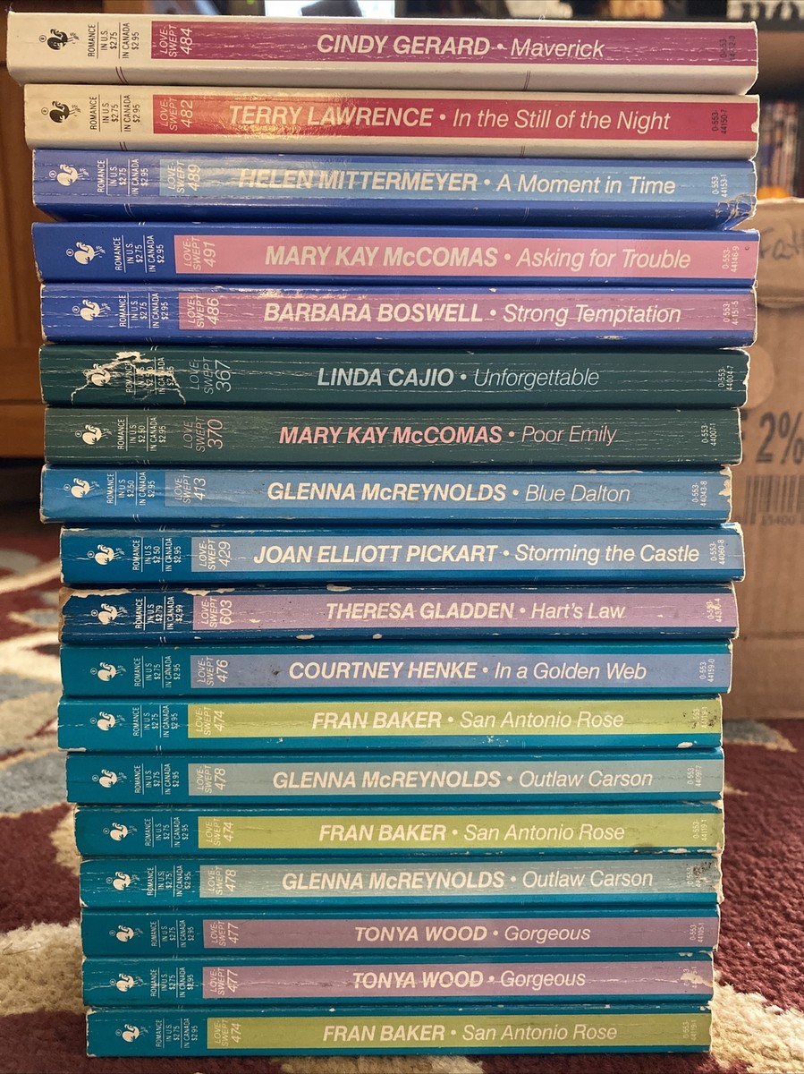 Loveswept Romance Novels 1980s 1990s Vintage Paperbacks Lot Loveswept Romance Novels 1980s 1990s Vintage Paperbacks Lot